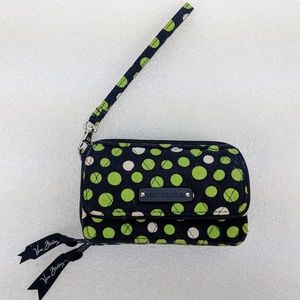 VERA BRADLEY Blue and Green Wallet Wristlet